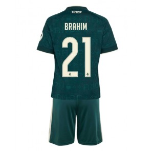 Real Madrid Brahim Diaz #21 Udebanetrøje Børn 2026-27 Kortærmet (+ Korte bukser)
